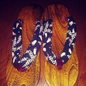 Japanese Geta/wood sandals.